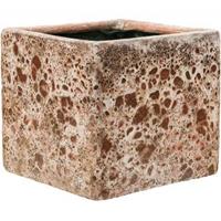 baqdesign Baq Lava Cube M 20x20x20 cm Relic Pink bloempot binnen