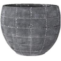 tersteege Ter Steege Detroit earth planter 36x20x29 cm Grey bloempot binnen