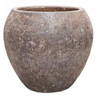 baqdesign Baq Lava Balloon M 54x54x50 cm Relic Rust Metal bloempot