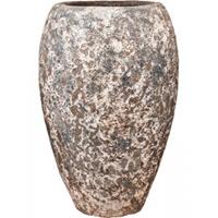 baqdesign Baq Lava Emperor M 45x45x75 cm Relic Rust Metal bloempot