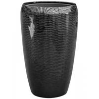 baqdesign BAQ Amfi pot 43x43x68 cm Black bloempot binnen