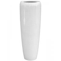 baqdesign BAQ Amfi pot high tall 34x34x97 cm White bloempot binnen