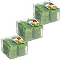 Trend Candles 36x Geurtheelichtjes appel/groen 4 branduren Groen