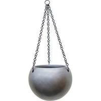 plantenwinkel.nl Gradient hanging globe matt grey