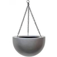 plantenwinkel.nl Gradient hanging bowl matt grey M