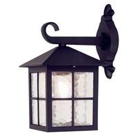 Elstead Buitenwandlamp Winchester BL18, lantaarn onder