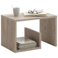 FMD Couchtisch 2-in-1 59,1×35,8×37,8 cm Sandeiche Beige