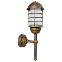 Moretti Zeewaterbestendige buitenwandlamp Carlon, recht