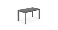 Kave Home - Axis uitschuifbare tafel 140 (200) cm porselein afwerking Vulcano Roca antraciet benen