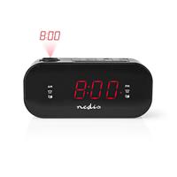 nedis CLAR009BK Digitale Projectie Klokradio Met Alarm 0,9&quot;...