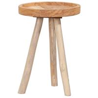 Bijzettafel Damon - naturel - 50xØ35 cm