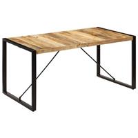 VidaXL Eettafel 160x80x75 cm massief mangohout