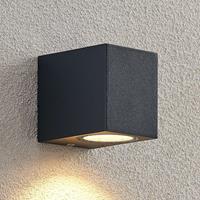 ELC Fijona LED-Außenwandlampe, eckig, 8,1 cm