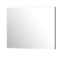 Aquazuro badkamerspiegel Napoli 90cm donkergrijs mat