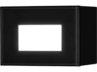 Konstmide LED-Außenwandleuchte Chieri, 12 x 8 cm, schwarz