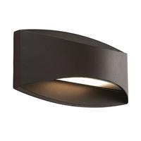 Lindby Evric LED buiten wandlamp, breedte 25,4 cm