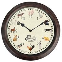 esschertdesign Esschert Design Uhr mit Bauernhoftiergeräuschen Mehrfarbig