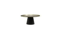 Light & Living Ronde Salontafel Popeta - Antiek Brons/Zwart - Ø75 x 35 cm