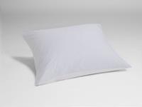 Yumeko Kussensloop katoen Tencel? double face white stripe / pure white 50x60