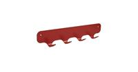 Gorillz Rounded Four kapstok wandkapstok 4 haken - Rood