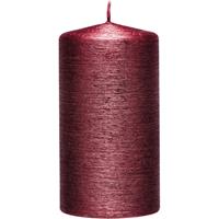 Enlightening Candles 1x Rode cilinderkaars/stompkaars 7 x 13 cm 25 branduren Rood