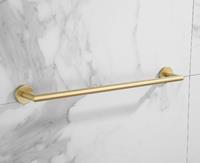 saniclear Brass handdoekhouder 60cm geborsteld messing mat goud