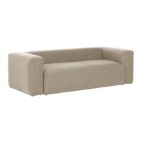 kavehome Bank Blok 3 zitplaatsen beige 240 cm