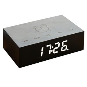 Gingko - Flip Click Clock Black