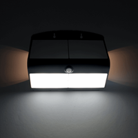 slk Solar wandlamp Carl III met bewegingssensor op zonne-energie