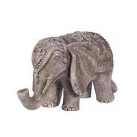 Dierenbeeld olifant 45 cm bruin antiek look Bruin