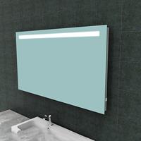 Douche Concurrent Badkamerspiegel Wiesbaden Tigris 80x80cm met LED Verlichting Stopcontact