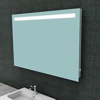 Douche Concurrent Badkamerspiegel Wiesbaden Tigris 120x80cm met LED Verlichting Stopcontact