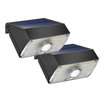Solar Wandlamp Beam met schemer- en bewegingssensor op zonne-energie set van 2 stuks