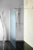 Walk In inloopdouche matglas 80 x 190 cm 6 mm mat veiligheidsglas