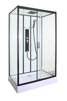 saniclear Elite douchecabine 120x80cm met thermostaat kitvrij