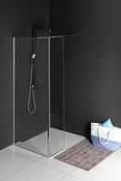 Polysan MODULAR SHOWER Wandmontage glazen wand, voor zijwand, 1200mm