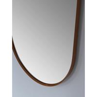 Royal plaza Intent spiegel ovaal met lijst 90x38cm mat zwart