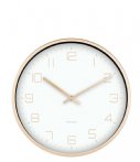 Karlsson Wandklokken Wall clock Design Armando Breeveld Wit