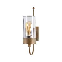 Moretti Buitenwandlamp Silindar 3356,messing antiek/helder