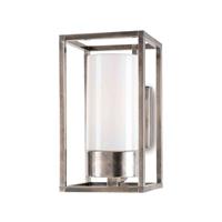 Moretti Buitenwandlamp Cubic³ 3364 nikkel antiek/opaal