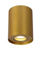 Lucide TUBE Spot Opbouw GU10 Rond D9.6 H12.5cm Mat goud/M