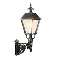 K. S. Verlichting Smaakvolle buitenwandlamp M43, zwart