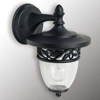 Elstead Buitenwandlamp Burford - kap van bellenglas