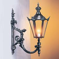 K. S. Verlichting Buitenwandlamp Charles, zwart