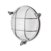 Moretti Wandlamp Tortuga 200.20, rond, nikkel/opaal