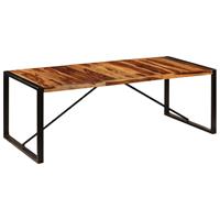 vidaXL Esstisch 220 x 100 x 75 cm Massivholz 
