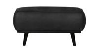 BePureHome Statement Hocker Suedine Zwart 80x55cm