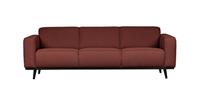BePureHome Statement 3-zits Bank 230 Cm Boucl&Eacute; Chestnut