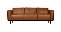 BePureHome Statement 3-zits Bank 230 Cm Eco Leer Cognac