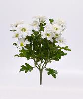 Chrysant kunstboeket 35 cm crème